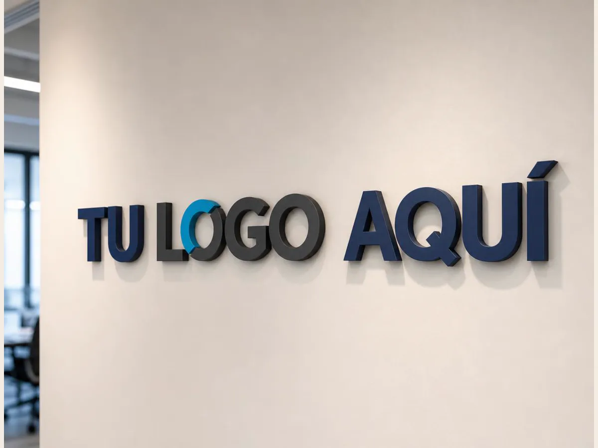 Letras y avisos 3D, referencia visual para personalización corporativa