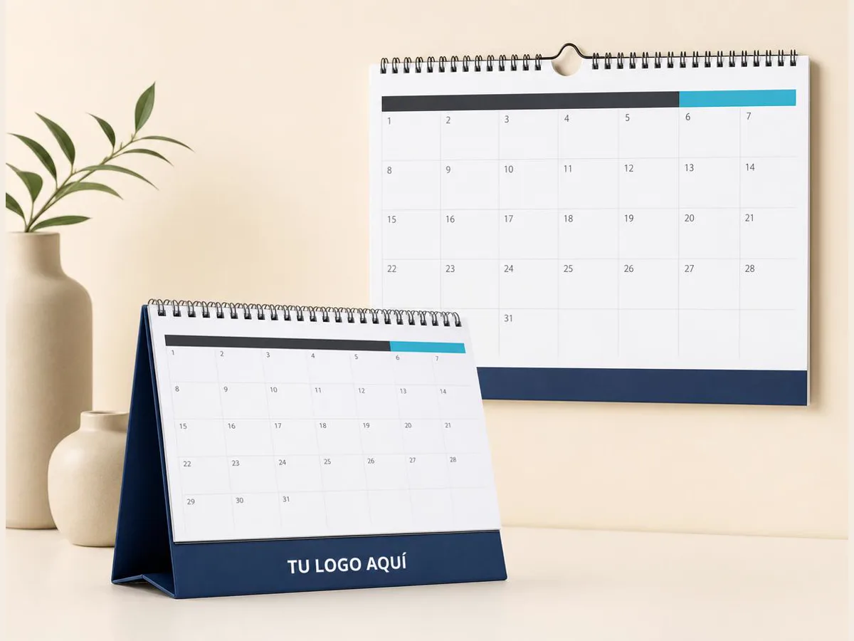 Calendarios, referencia visual para personalización corporativa
