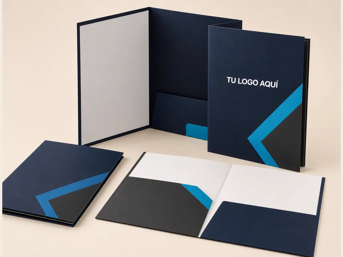 Carpetas, referencia visual para personalización corporativa