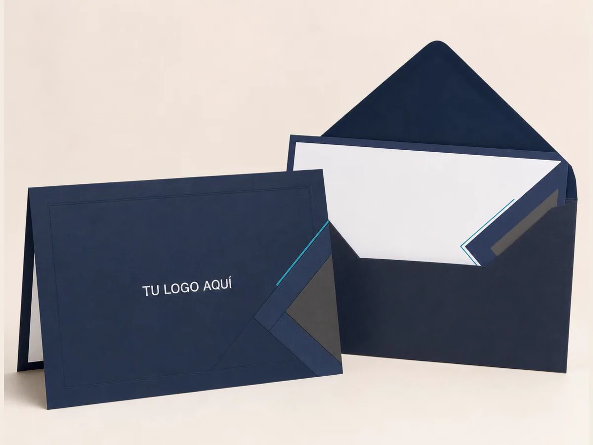 Tarjetas corporativas e invitaciones, referencia visual para personalización corporativa