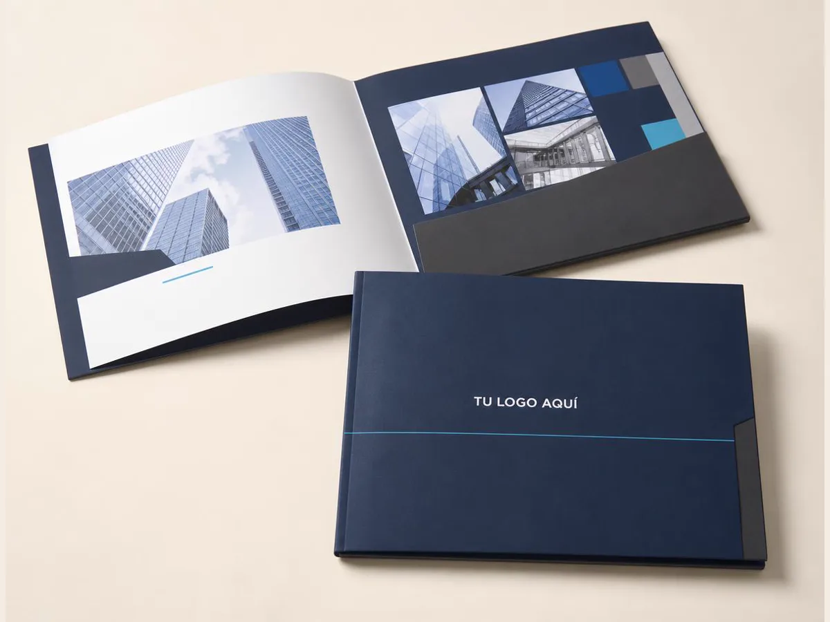 Portafolios impresos, referencia visual para personalización corporativa