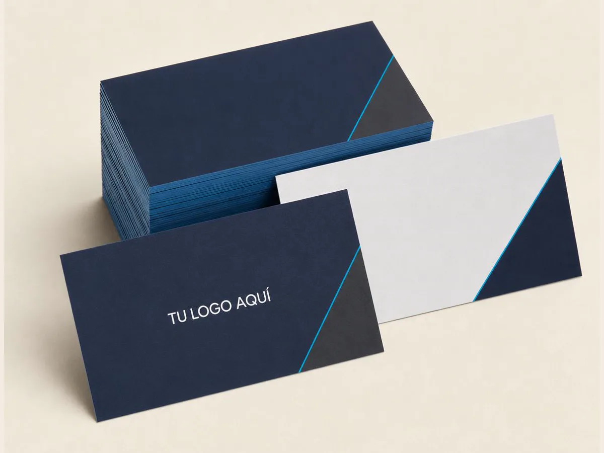 Tarjetas de presentación, referencia visual para personalización corporativa