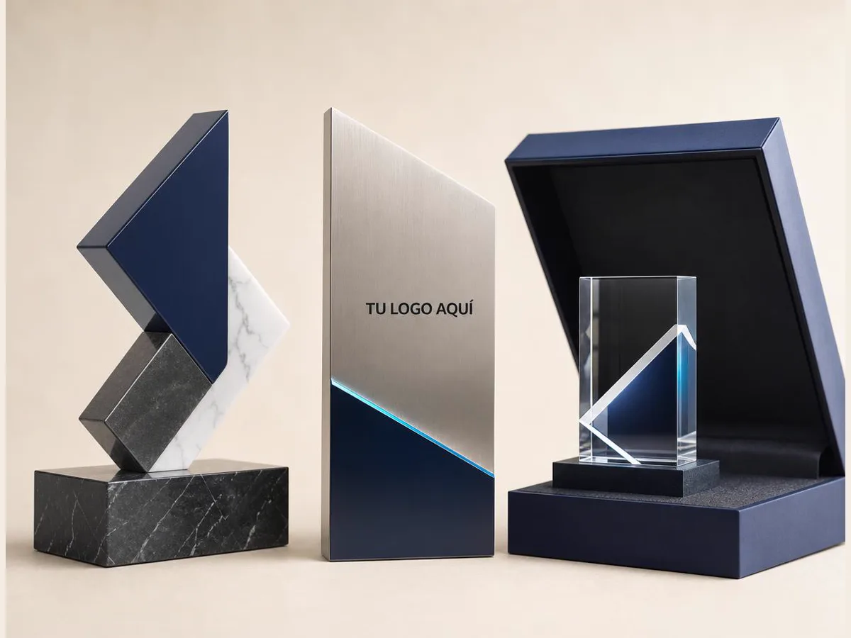 Elementos conmemorativos y diseños personalizados, referencia visual para personalización corporativa